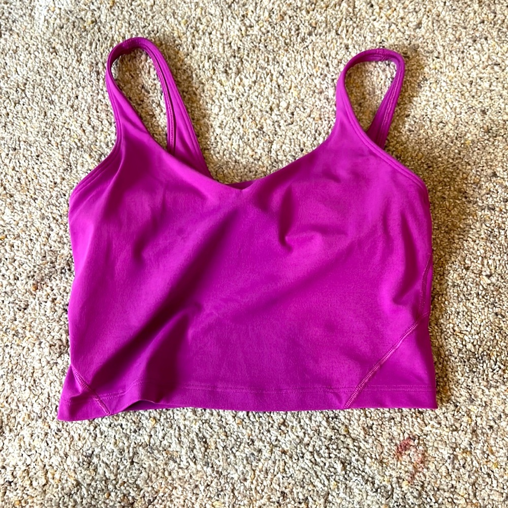 Lululemon vivid plum align tank top